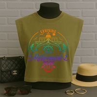 Cruising Into Retirement 2026 Garment-Dyed Women's Muscle Tee thumb 3