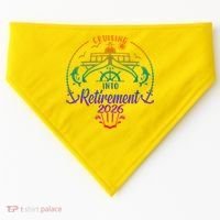 Cruising Into Retirement 2026 USA-Made Doggie Bandana thumb 0
