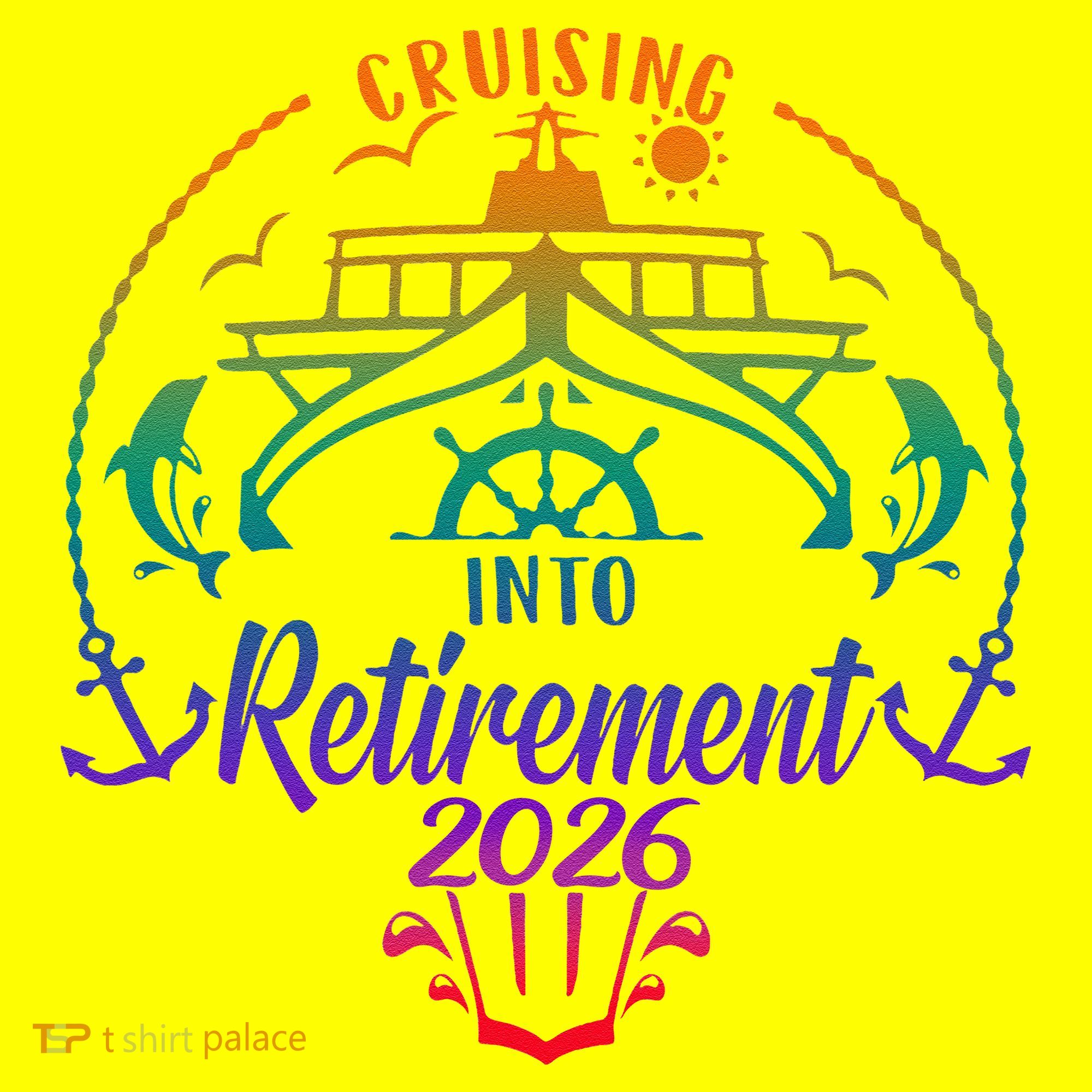 Cruising Into Retirement 2026 Long Sleeve Shirt