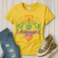 Cruising Into Retirement 2026 Women's T-Shirt thumb 3