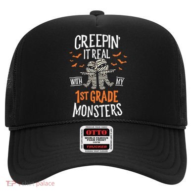 Creepin It Real With My 1st Grade Monsters Halloween Teacher Hat