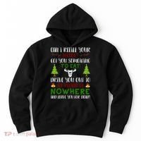 Can I Refill Your Eggnog Funny Christmas Movie Quote Hoodie thumb 0