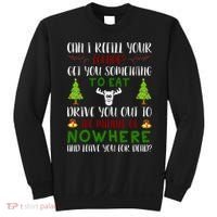 Can I Refill Your Eggnog Funny Christmas Movie Quote Sweatshirt thumb 0