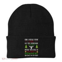 Can I Refill Your Eggnog Funny Christmas Movie Quote Beanie thumb 0