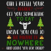 Can I Refill Your Eggnog Funny Christmas Movie Quote Polo thumb 3