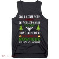 Can I Refill Your Eggnog Funny Christmas Movie Quote Tank Top thumb 0