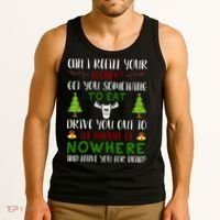Can I Refill Your Eggnog Funny Christmas Movie Quote Tank Top thumb 3