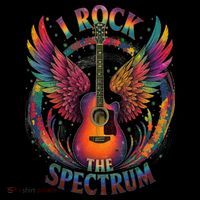 Cute I ROCK THE SPECTRUM Autism Dad Peace Love Unique I Coffee Mug thumb 5