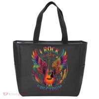 Cute I ROCK THE SPECTRUM Autism Dad Peace Love Unique I Tote Bag thumb 0