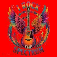 Cute I ROCK THE SPECTRUM Autism Dad Peace Love Unique I Santa Hat thumb 1
