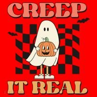Creep It Real Halloween Santa Hat thumb 1