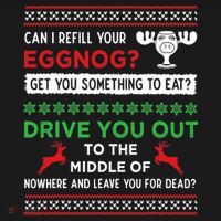 Can I Refill Your Eggnog Funny Christmas Vacation Quote Hoodie thumb 7
