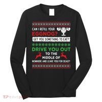 Can I Refill Your Eggnog Funny Christmas Vacation Quote Long Sleeve Shirt thumb 0