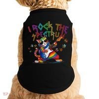 Cute I ROCK THE SPECTRUM Autism Awareness Support Love Doggie Tank thumb 0