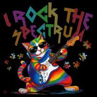 Cute I ROCK THE SPECTRUM Autism Awareness Support Love Coffee Mug thumb 5