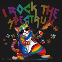 Cute I ROCK THE SPECTRUM Autism Awareness Support Love Women's Hoodie thumb 2