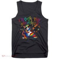 Cute I ROCK THE SPECTRUM Autism Awareness Support Love Tank Top thumb 0