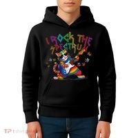 Cute I ROCK THE SPECTRUM Autism Awareness Support Love Kids Hoodie thumb 4