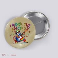 Cute I ROCK THE SPECTRUM Autism Awareness Support Love Button thumb 0
