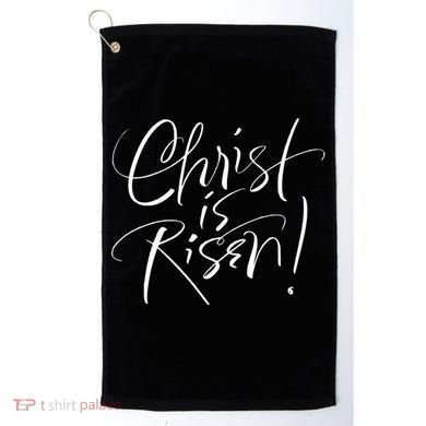 Christ Is Risen Easter Holiday Gift Golf Towel