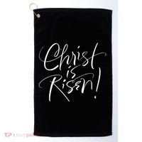 Christ Is Risen Easter Holiday Gift Golf Towel thumb 0