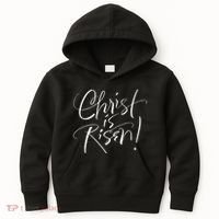 Christ Is Risen Easter Holiday Gift Kids Hoodie thumb 0