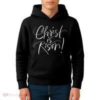 Christ Is Risen Easter Holiday Gift Kids Hoodie thumb 4