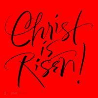 Christ Is Risen Easter Holiday Gift Santa Hat thumb 1