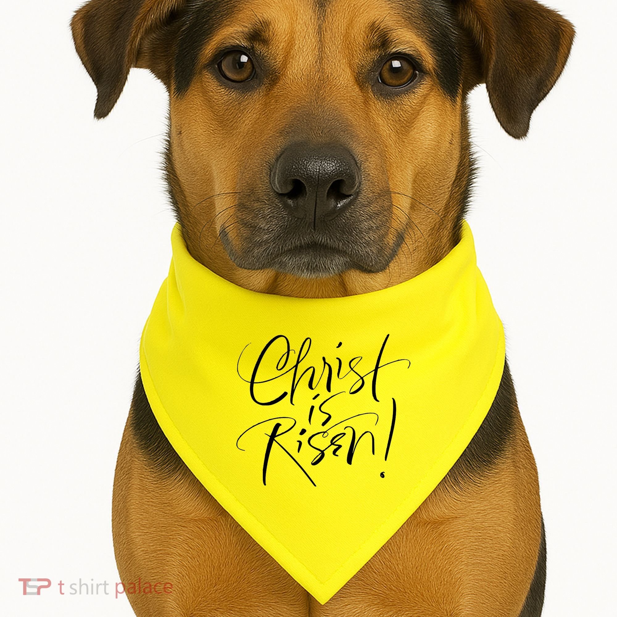 Christ Is Risen Easter Holiday Gift USA-Made Doggie Bandana