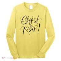 Christ Is Risen Easter Holiday Gift Long Sleeve Shirt thumb 0