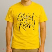 Christ Is Risen Easter Holiday Gift T-Shirt thumb 3