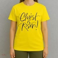 Christ Is Risen Easter Holiday Gift T-Shirt thumb 4