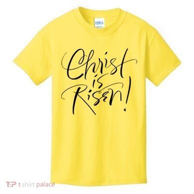 Christ Is Risen Easter Holiday Gift Kids T-Shirt