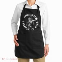 Creepin It Real Grim Reaper Halloween Apron thumb 2
