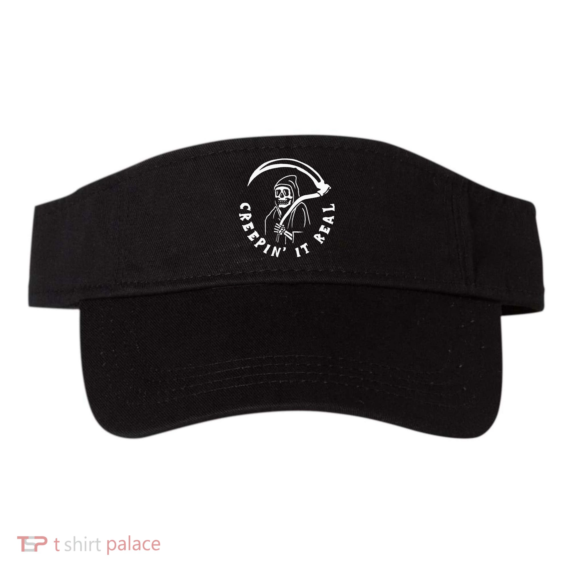 Creepin It Real Grim Reaper Halloween Visor