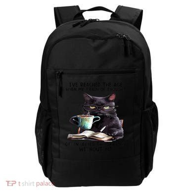 Cat Ive Reached The Age When My Train Of Thought Backpack
