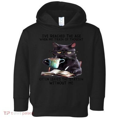 Cat Ive Reached The Age When My Train Of Thought Toddler Hoodie
