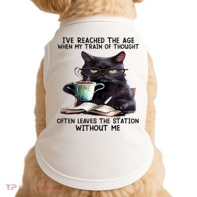 Cat Ive Reached The Age When My Train Of Thought Doggie Tank