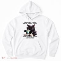 Cat Ive Reached The Age When My Train Of Thought Hoodie thumb 0