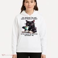 Cat Ive Reached The Age When My Train Of Thought Hoodie thumb 5