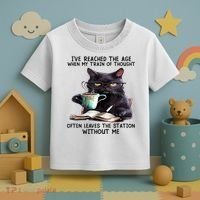 Cat Ive Reached The Age When My Train Of Thought Toddler T-Shirt thumb 3
