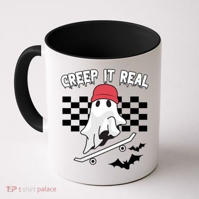 Creek It Real Funny Ghost Halloween Coffee Mug