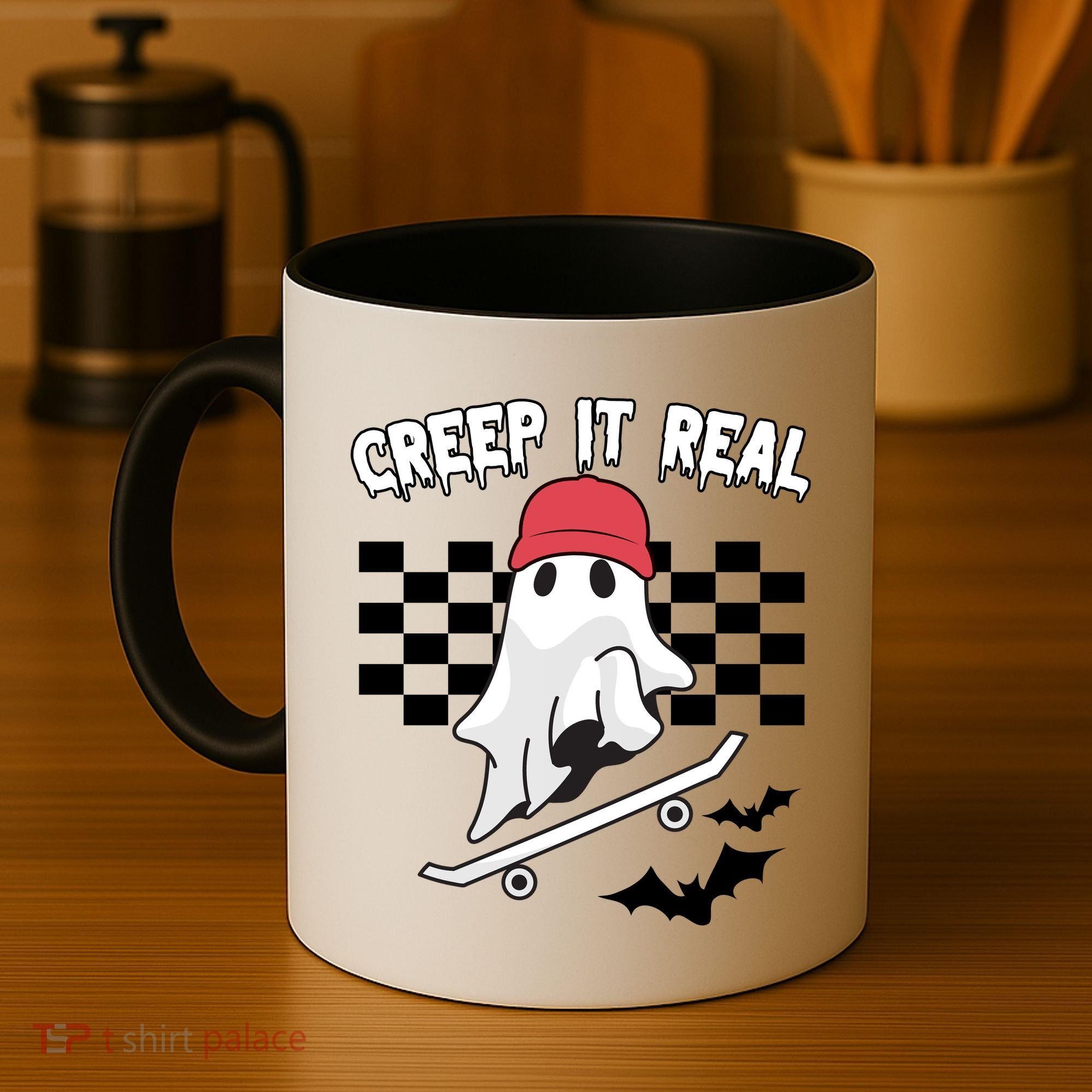 Creek It Real Funny Ghost Halloween Coffee Mug