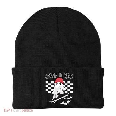 Creek It Real Funny Ghost Halloween Beanie