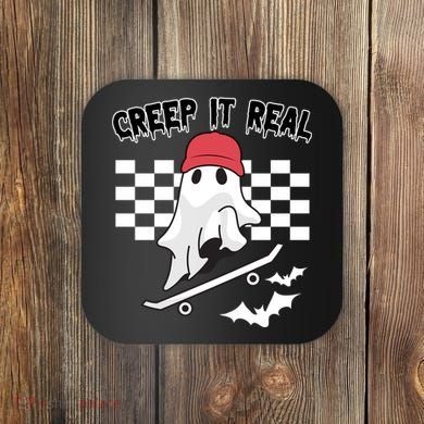 Creek It Real Funny Ghost Halloween Coaster