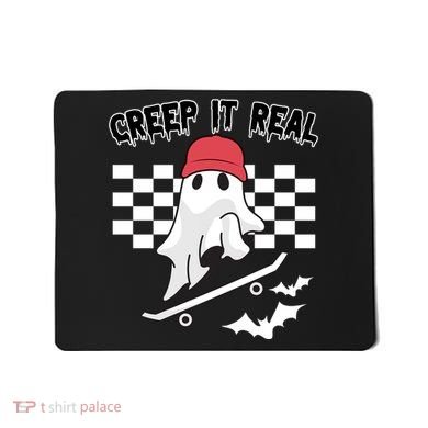 Creek It Real Funny Ghost Halloween Mousepad