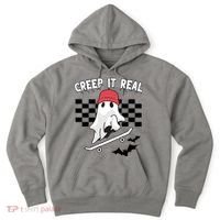 Creek It Real Funny Ghost Halloween Hoodie thumb 0