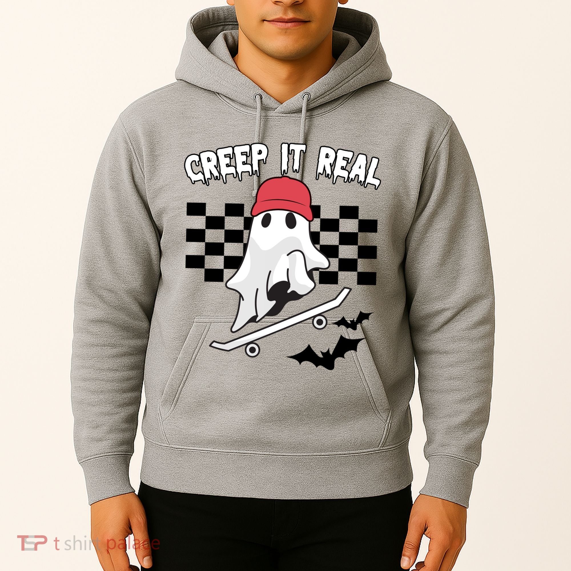Creek It Real Funny Ghost Halloween Hoodie