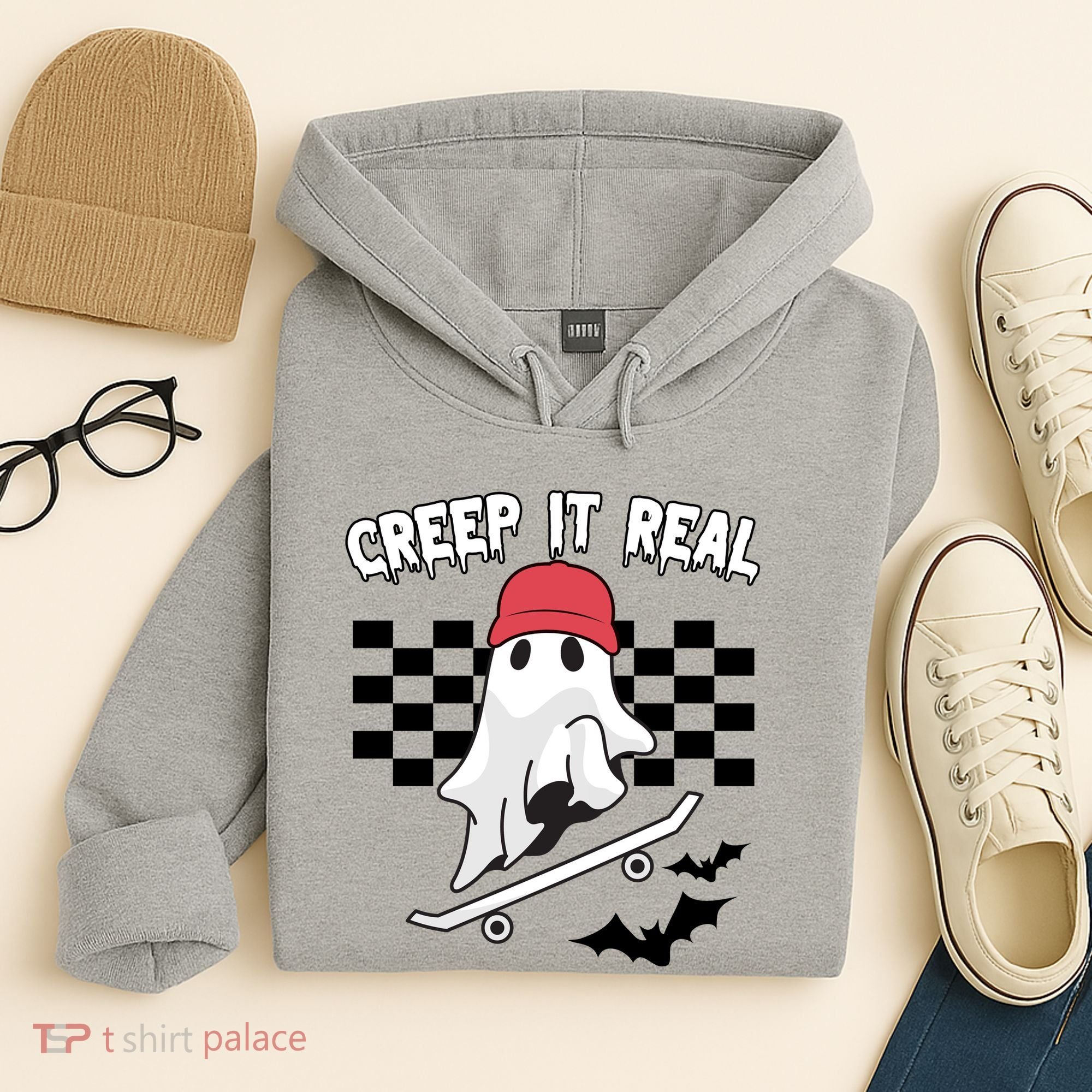 Creek It Real Funny Ghost Halloween Hoodie