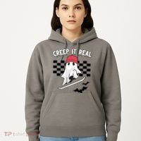 Creek It Real Funny Ghost Halloween Hoodie thumb 5